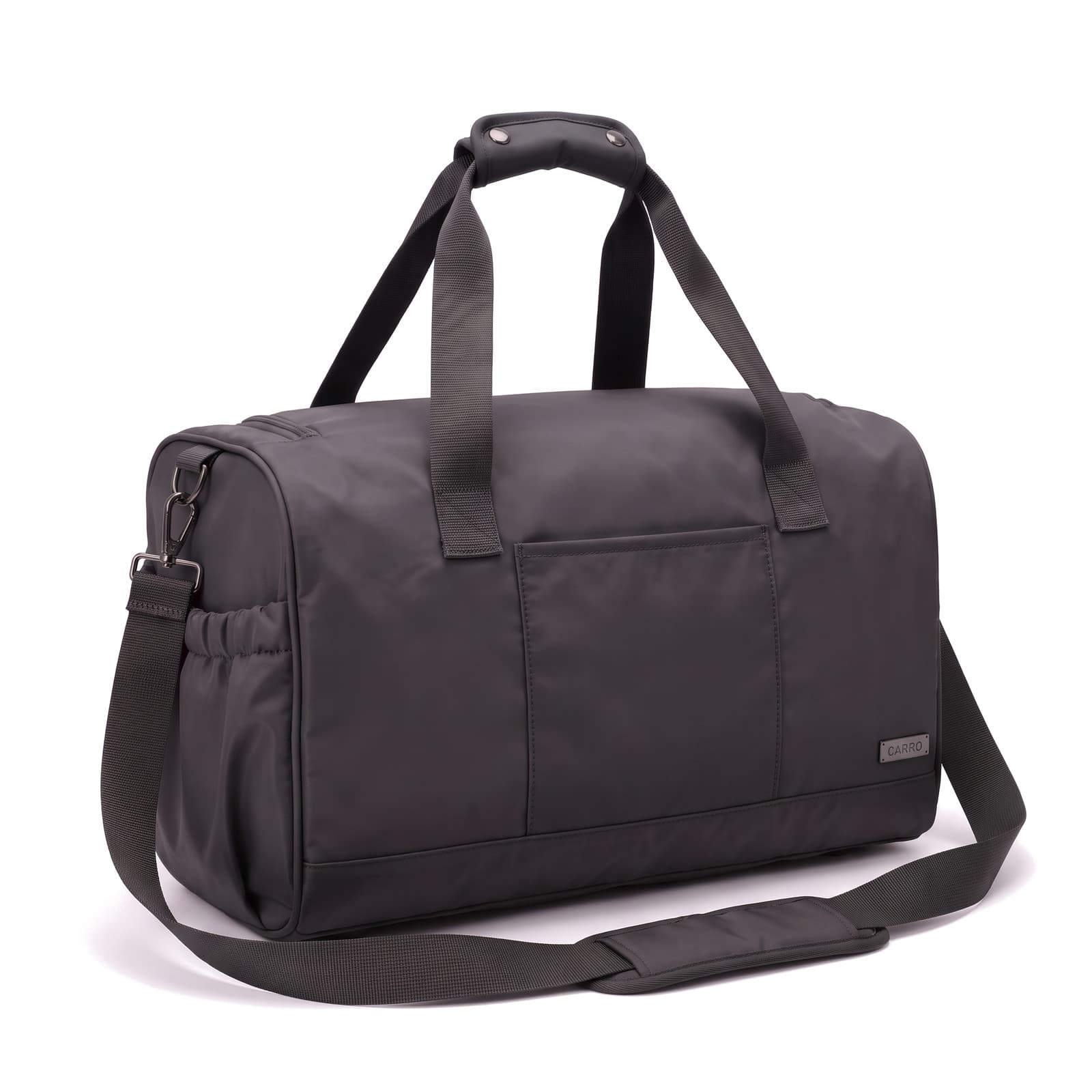 The Original in Matte Black, back view with the open slip pocket